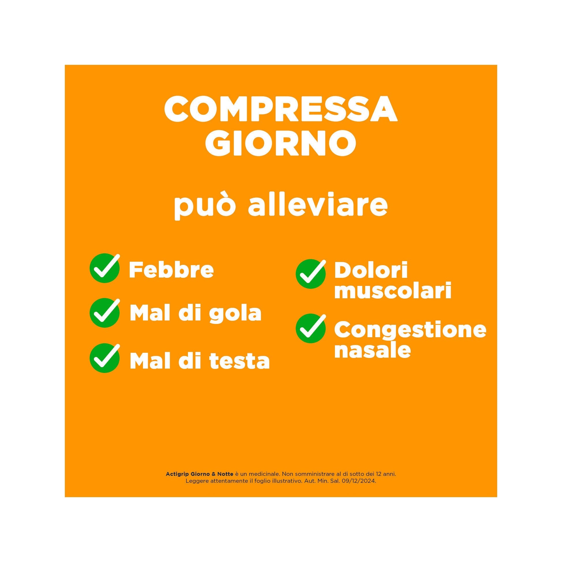 Actigrip Giorno e Notte Compresse per Raffreddore Febbre e Influenza-6
