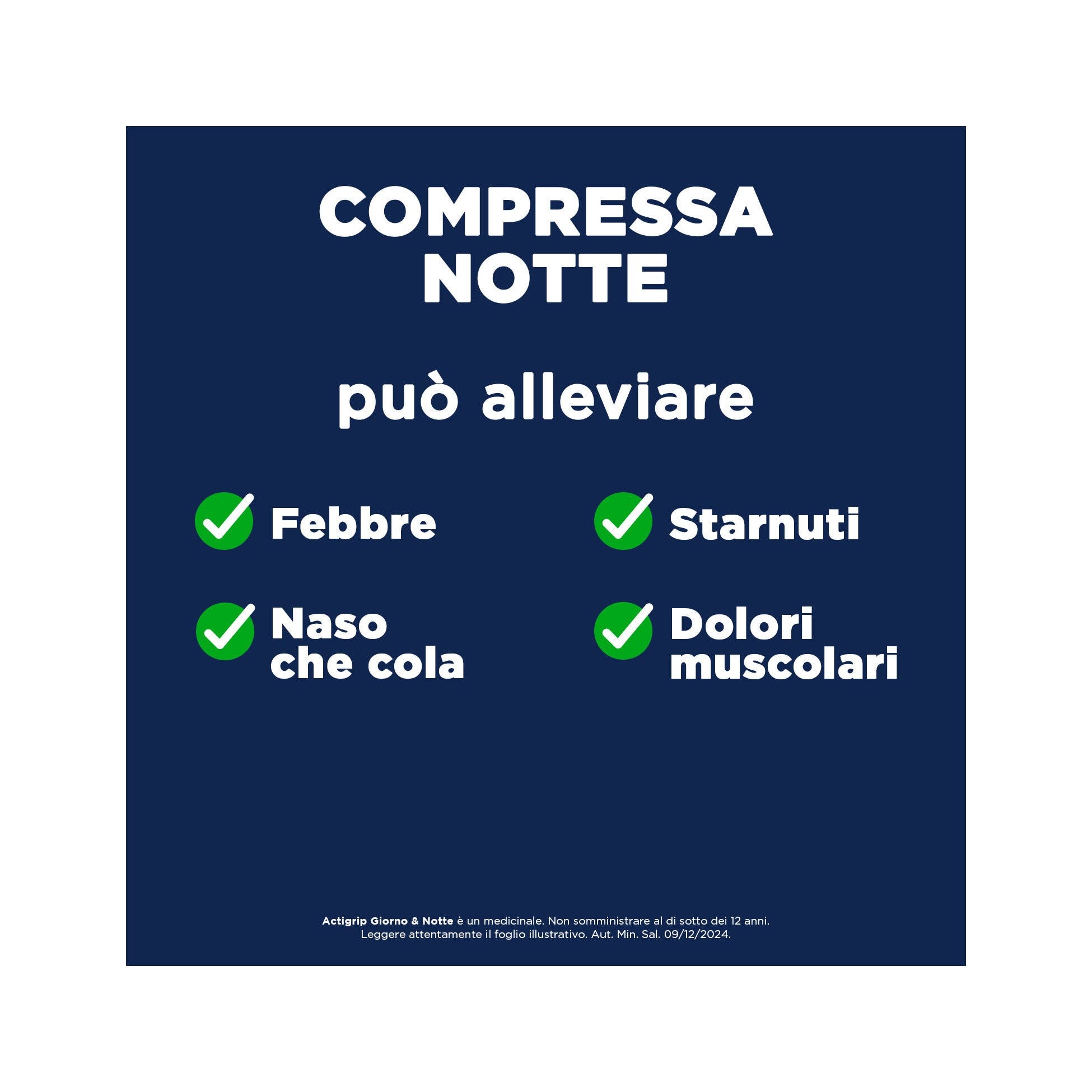 Actigrip Giorno e Notte Compresse per Raffreddore Febbre e Influenza-7