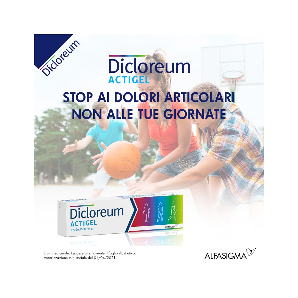 Dicloreum Actigel 50g 1%-10