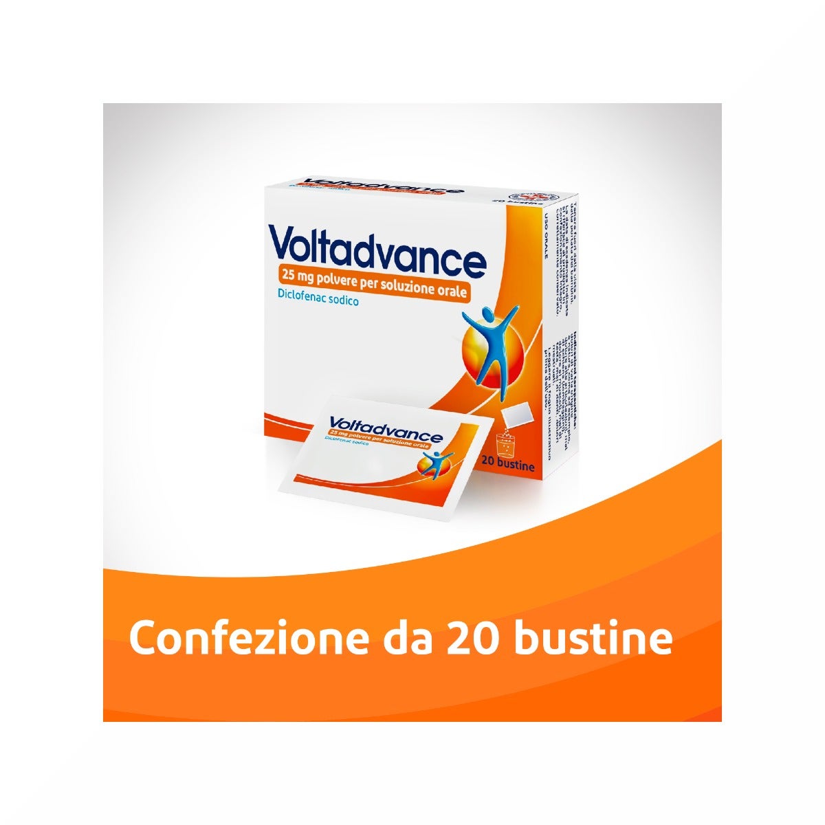 Voltadvance Antinfiammatorio Diclofenac Dolori Articolari Dolore Cervicale Mal di Schiena 20 Bustine-5