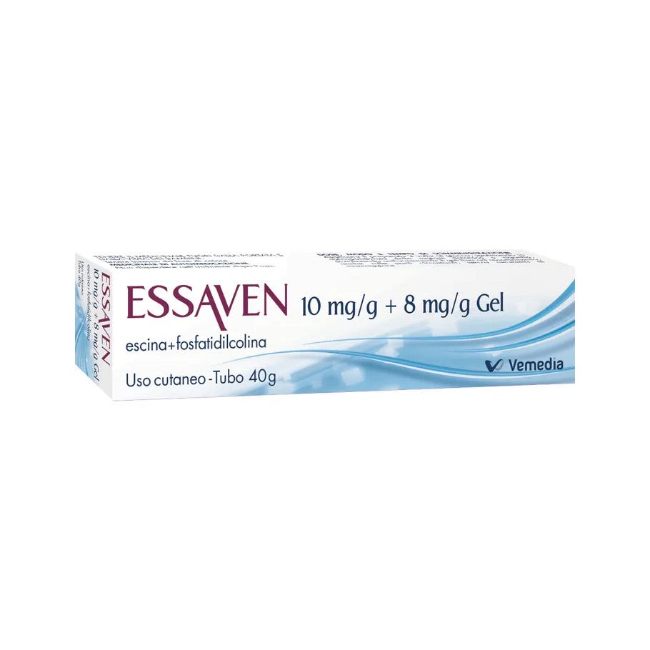 Essaven Gel con Escina 1% per gambe stanche, gonfie e pesanti Tubo da 40g-2