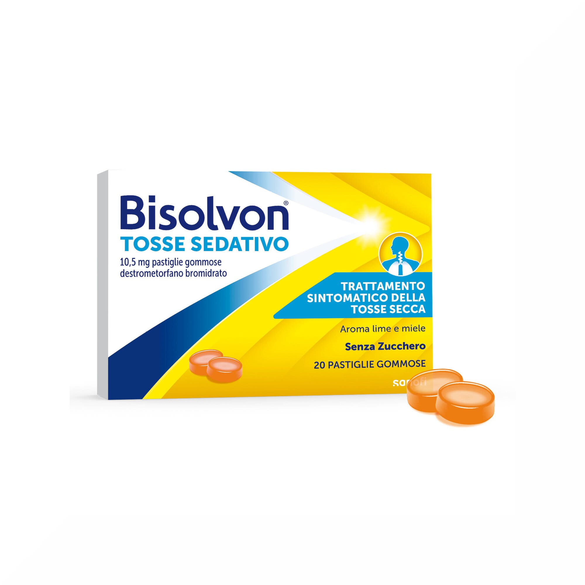 Bisolvon Tosse Sedativo  Per Tosse Secca 20 Pastiglie Gommose-10
