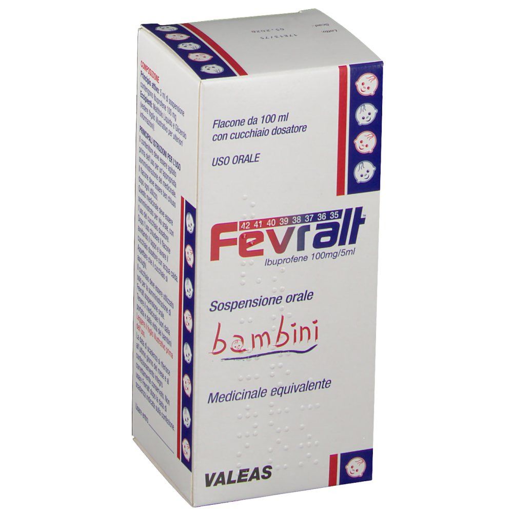 Fevral Sospensione orale Bambini 100mg 100ml