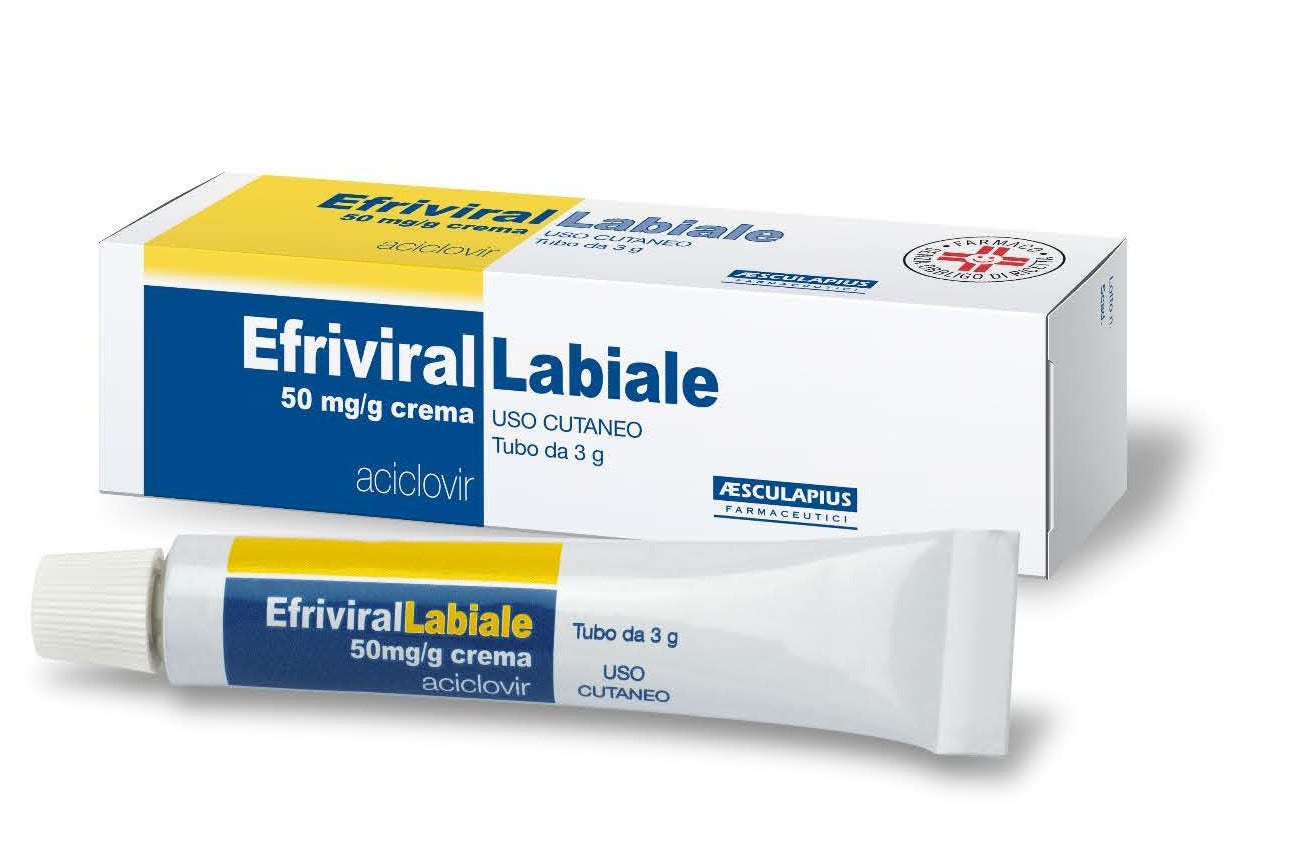 Efriviral Labiale Crema 3g-1