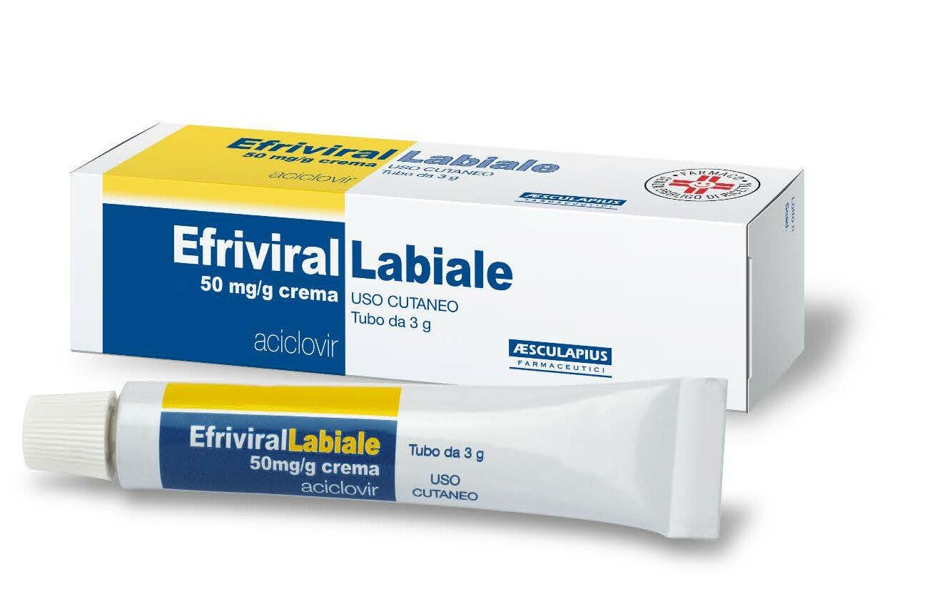 Efriviral Labiale Crema 3g-2
