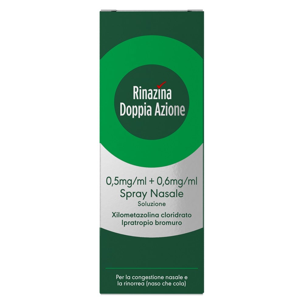 Rinazina Doppia Azione Spray Nasale Decongestionate Libera il Naso Chiuso dal Raffreddore 10ml-3