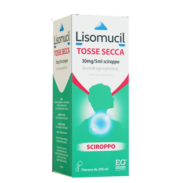 Lisomucil Tosse Secca 30 Mg/5 ml Sciroppo Flacone da 200 ml-2