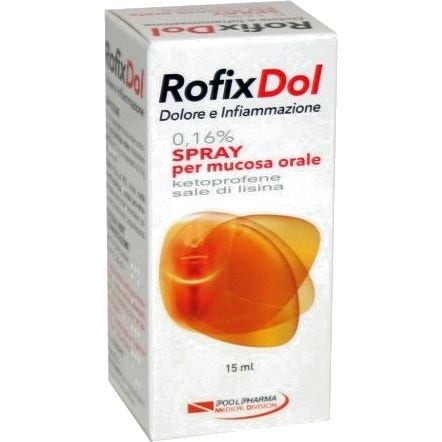 Rofixdol Infiammazione E Dolore Spray Mucosa Orale 15ml 0,16%-1
