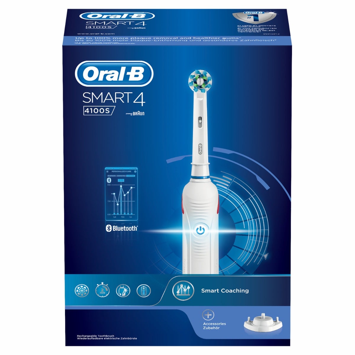 Oral-B Spazzolino Elettrico Ricaricabile Smart 4. 4100S Bianco-15