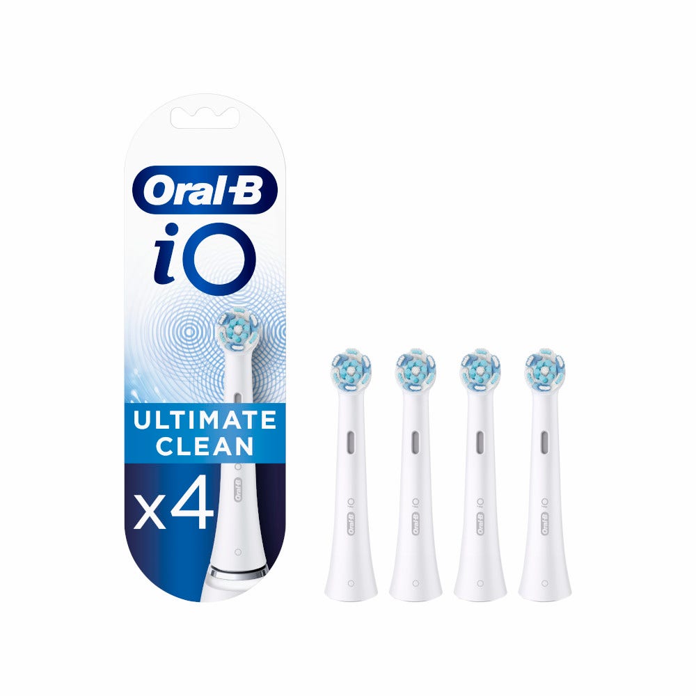 Oral B Testine Di Ricambio Io Ultimate Clean Bianche 4 Pezzi-3
