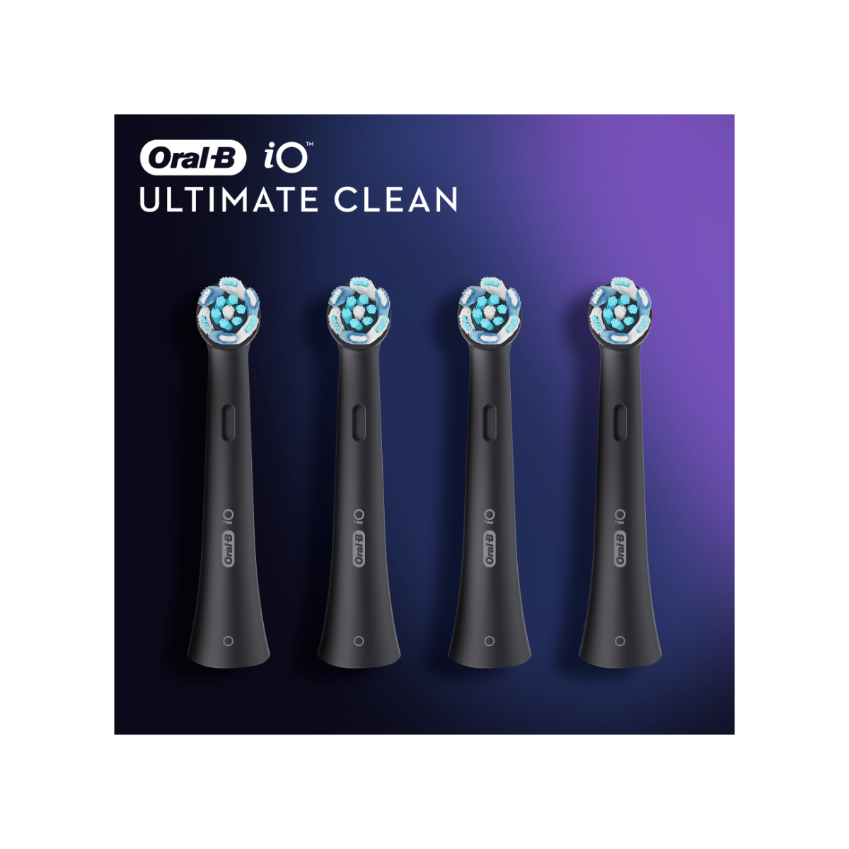 Oral B Testine Di Ricambio Io Ultimate Clean Nere 4 Pezzi-6