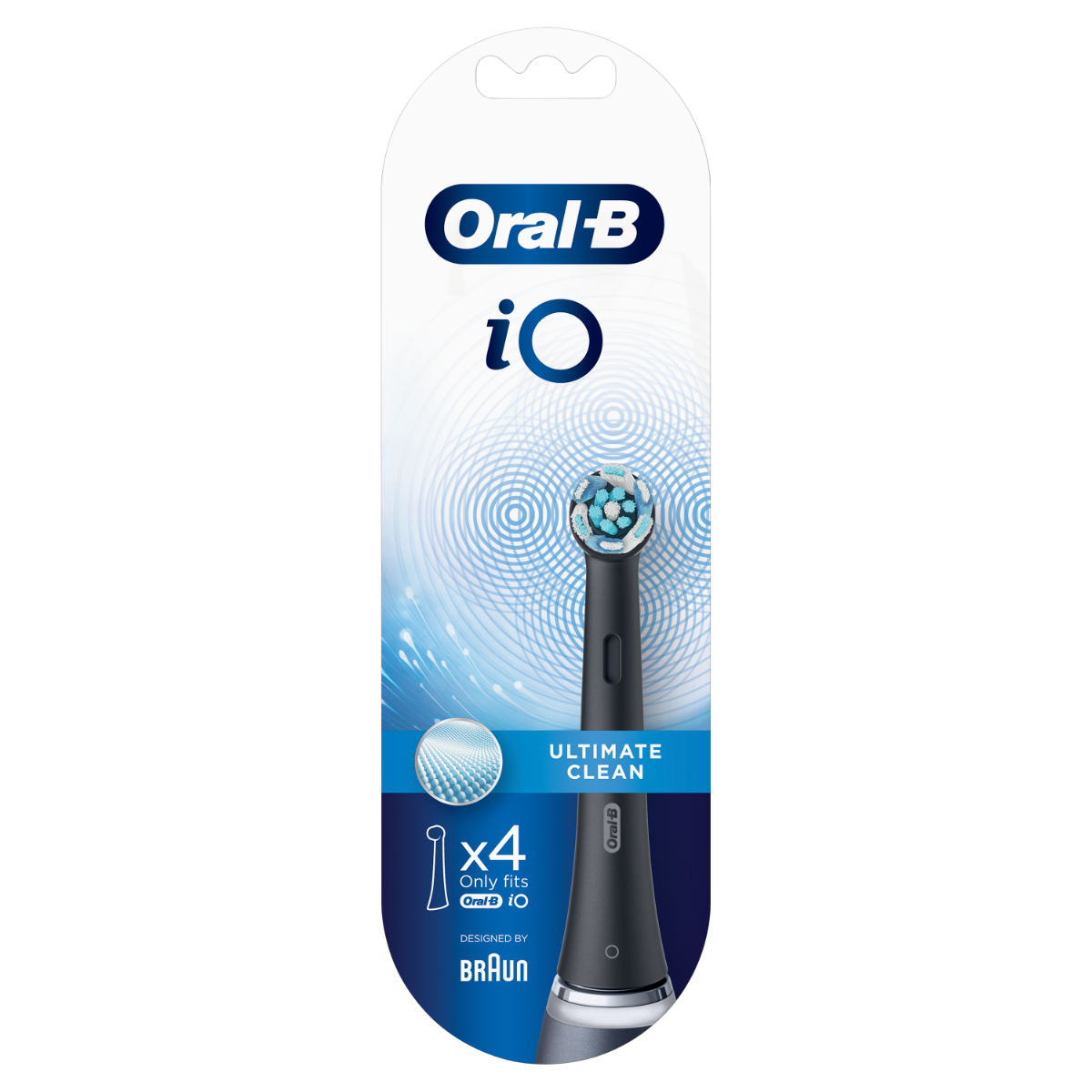 Oral B Testine Di Ricambio Io Ultimate Clean Nere 4 Pezzi-2