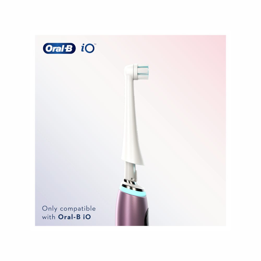 Oral-B Testine Di Ricambio Io Gentle Care Bianche 2 Pezzi -12