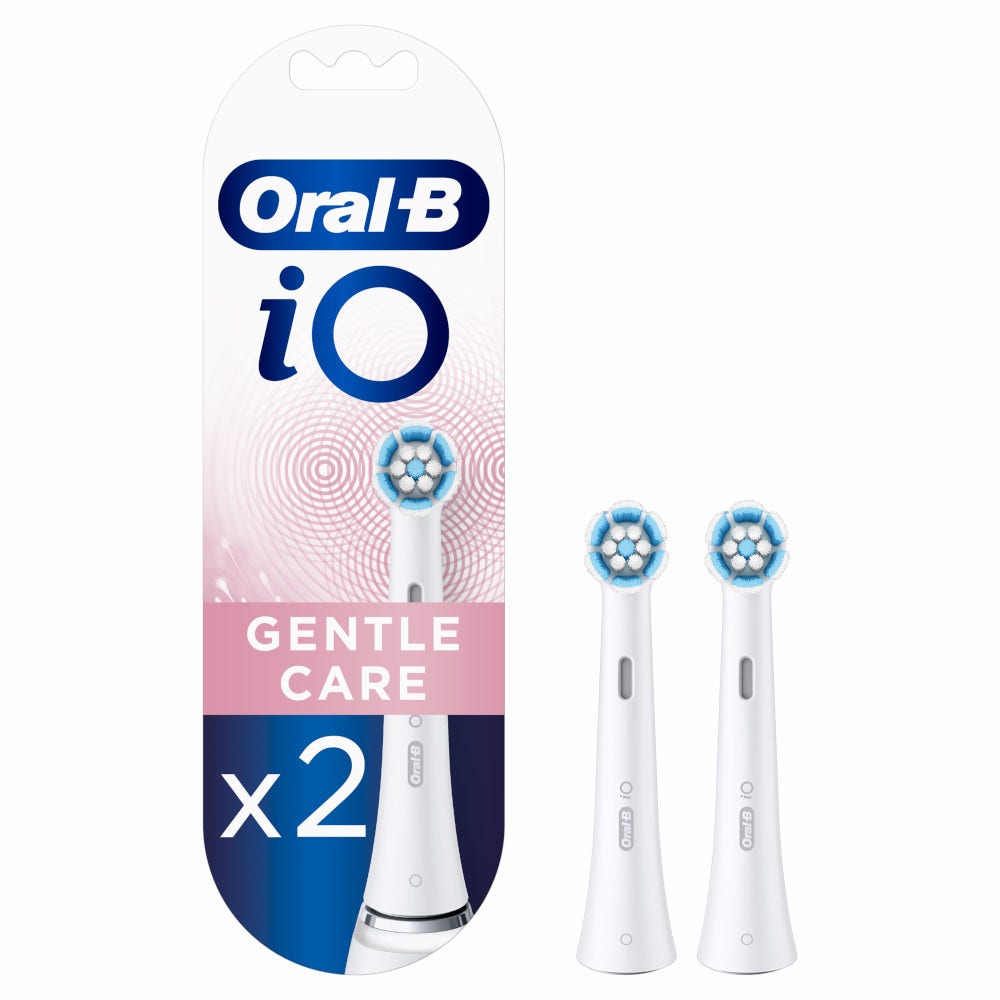 Oral-B Testine Di Ricambio Io Gentle Care Bianche 2 Pezzi -3