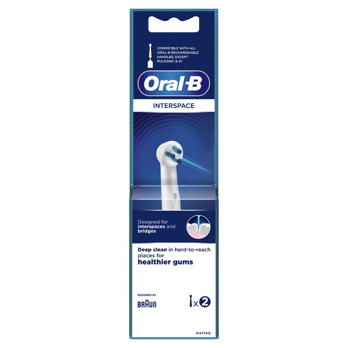 Oral-B Power Refill Interspace Ricarica Spazzolino Elettrico-4