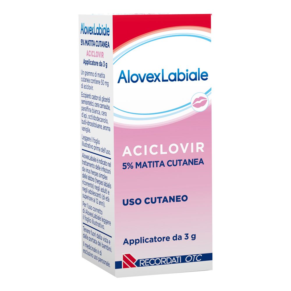 Alovexlabiale Matita Cutanea 3g 5%