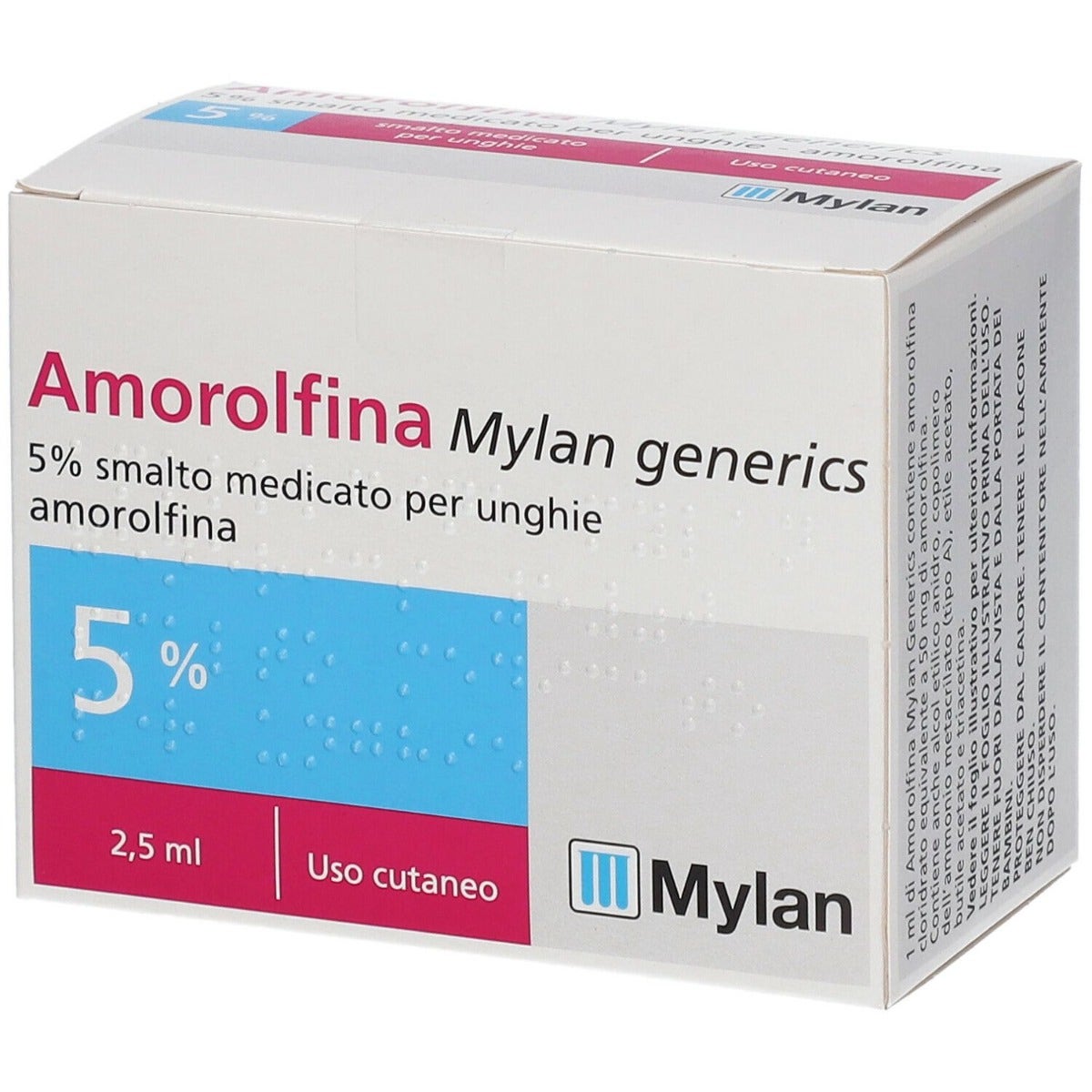 Amorolfina Mylan Smalto 2,5ml 5%-4