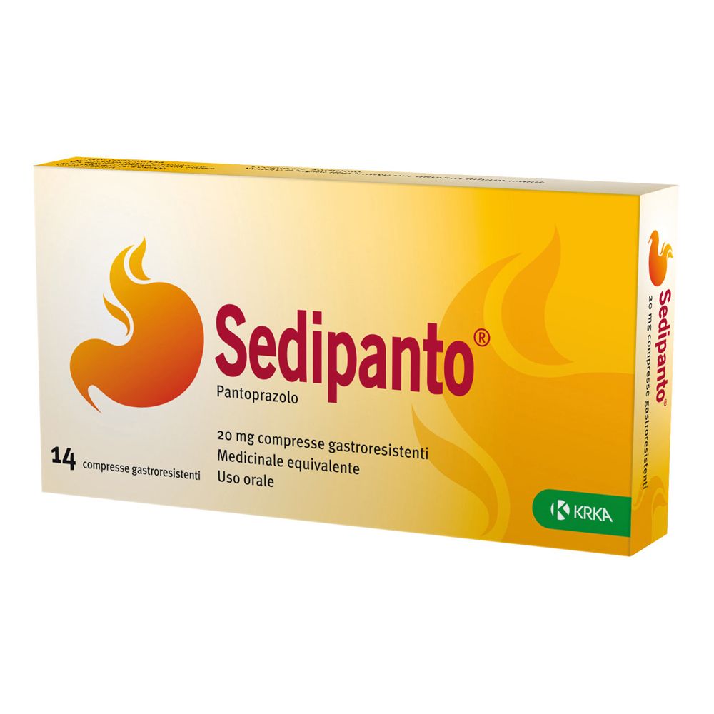 Sedipanto 14 Compresse 20mg Gastroresistenti per Reflusso