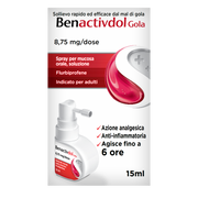 Benactivdol Gola Spray 15 ml 8,75-16