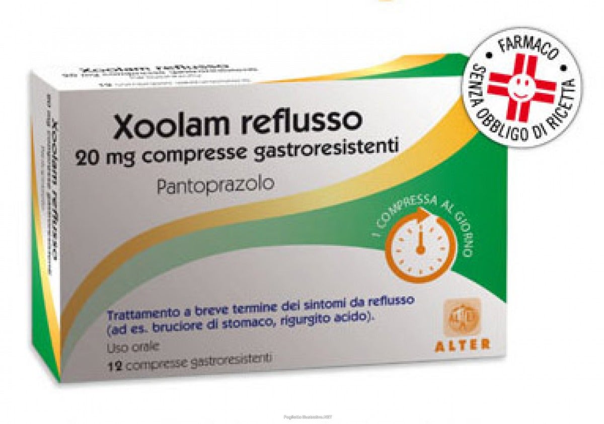 Xoolam Reflusso 20 mg 12 Compresse Gastroresistenti -1