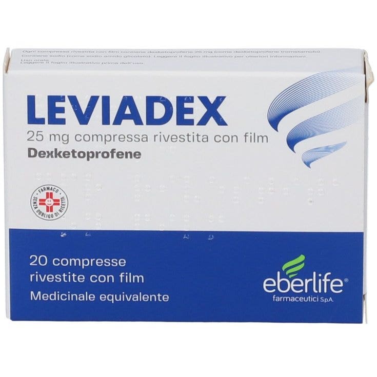 Leviadex 25 mg Compresse Rivestite con Film 20 Compresse in Blister Pvc/pvdc/al-0