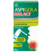 Aspi Gola Dolact Spray Antinfiammatorio e Antidolorifico per Mal di Gola Forte 15ml
