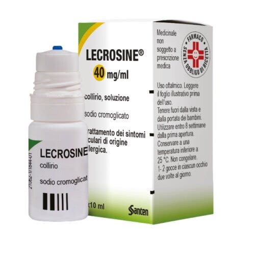 Lecrosine 40mg/ml Collirio Soluzione 10ml-3