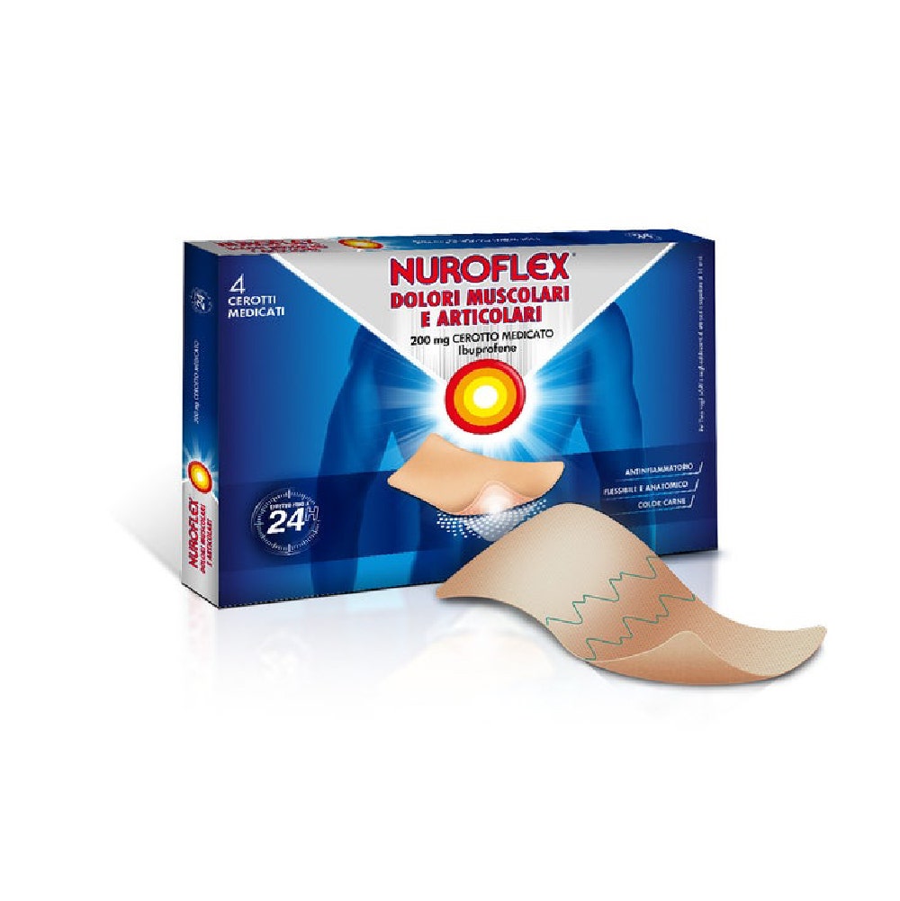 Nuroflex Dolori Muscolari E Articolari 4 Cerotti Medicati 200mg-6