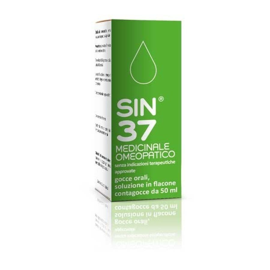 Sin 37 Gocce Orali Soluzione 1 Flaconcino Contagocce in Vetro da 50 ml-0