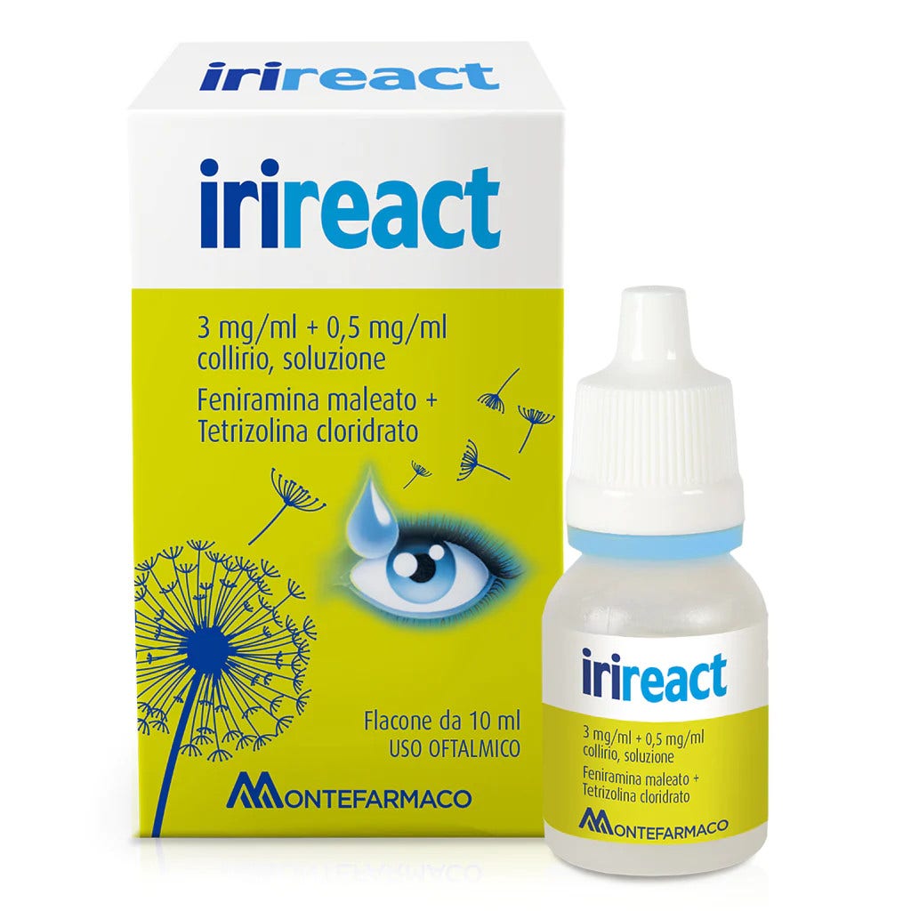 Irireact Collirio 1 Flacone Da 10ml 3mg/ml + 0,5mg/ml-1