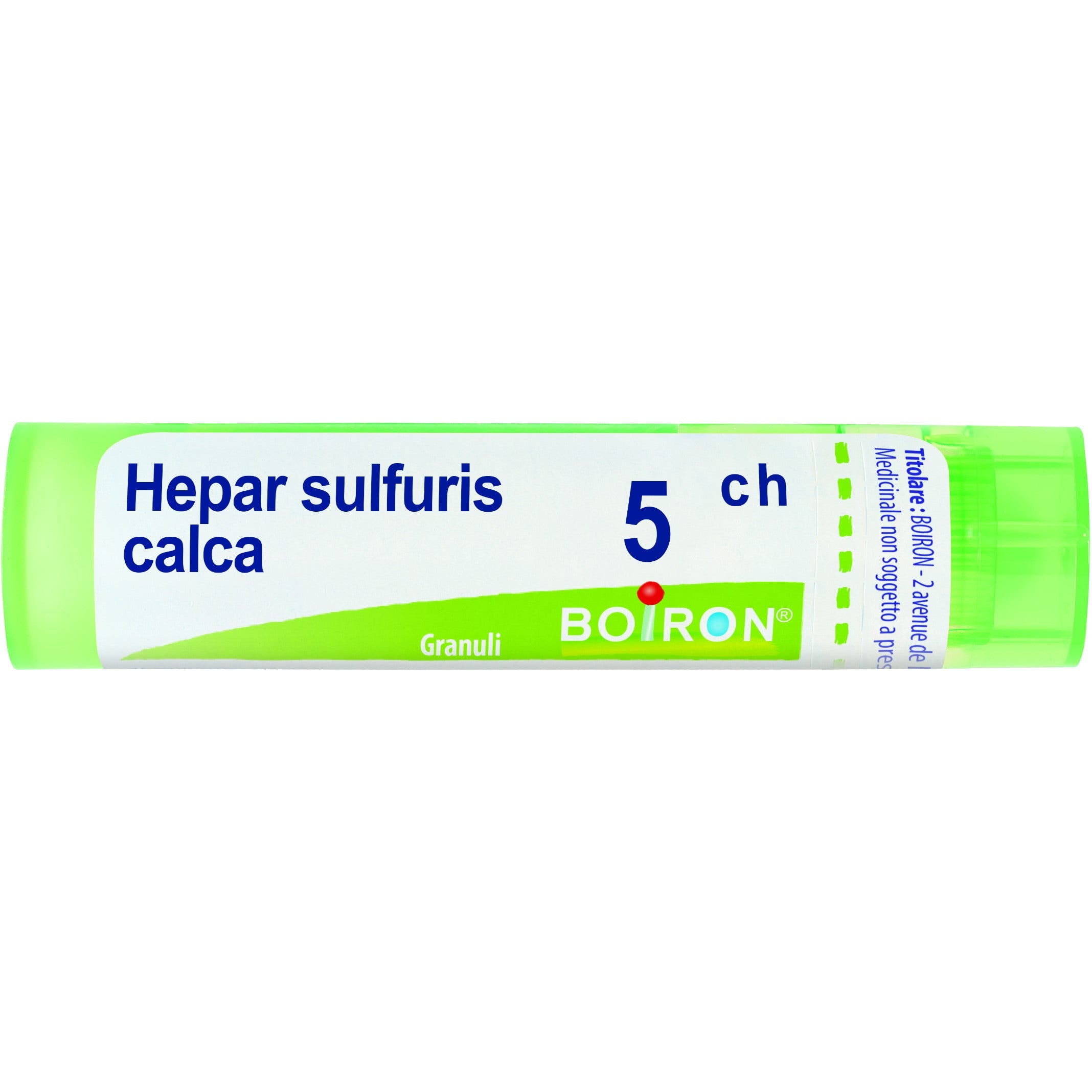 Boiron Hepar Sulfuris Calcareum 5Ch Tubo 80 Granuli 4g - 1