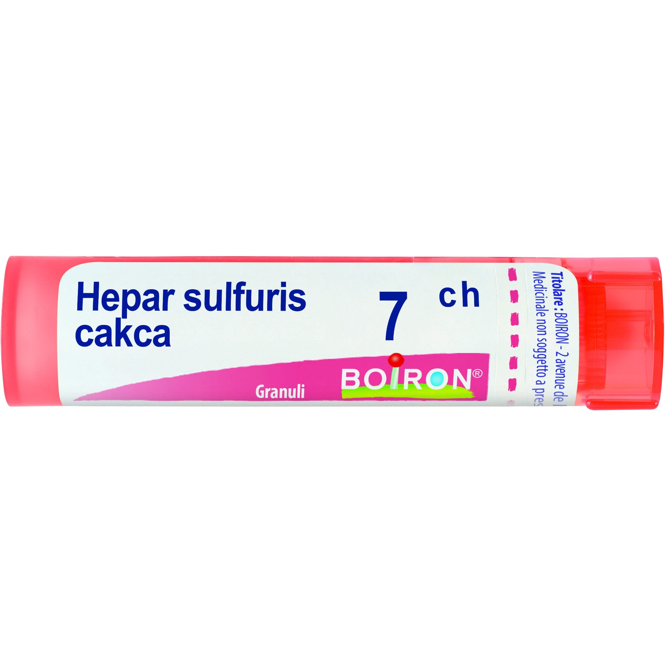 Boiron Hepar Sulfuris Calcareum 7Ch Tubo 80 Granuli 4g  - 1