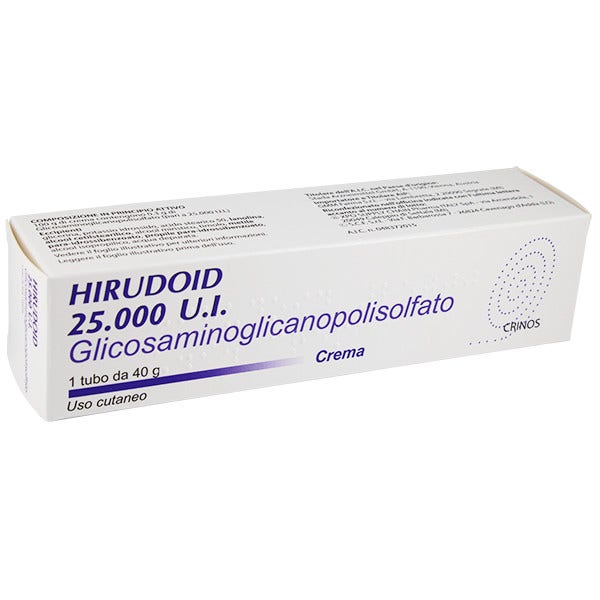 Hirudoid 0,3% 25000UI Crema Dermatologica 40g -1