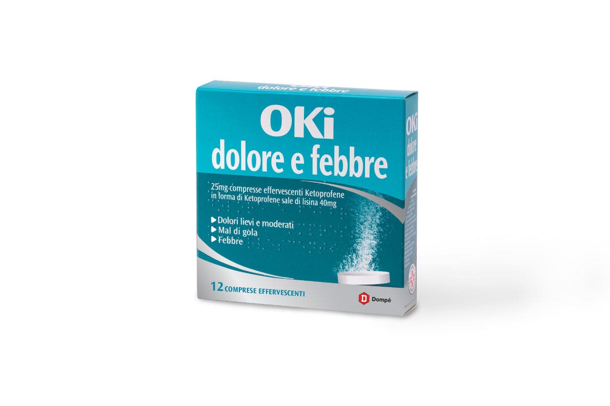 Oki Dolore E Febbre 12 Compresse Effervescenti-3
