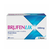 Brufenlik 400mg 20x10ml Antiinfiammatorio Aroma Fragola-0