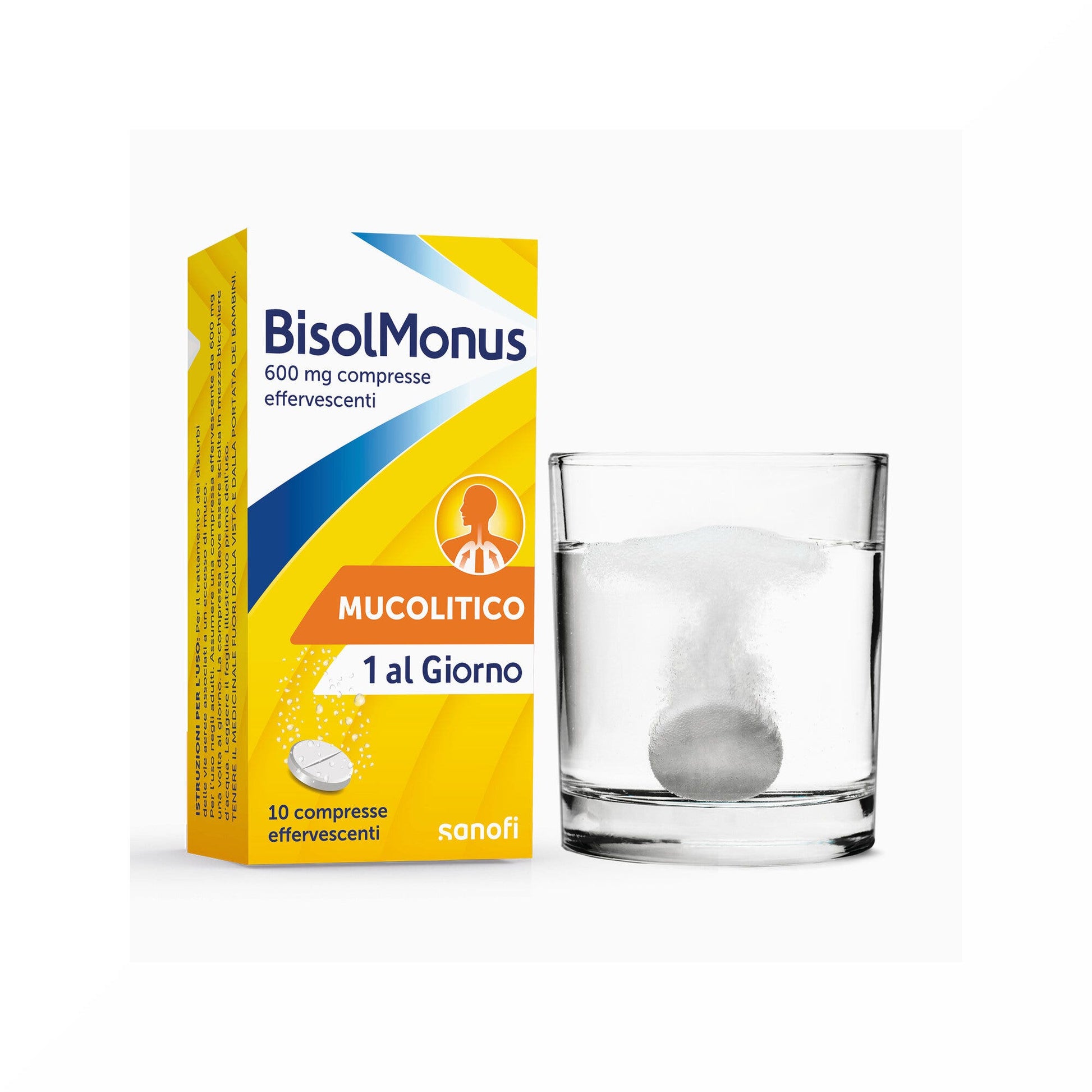 Bisolmonus 600mg 10 Compresse Effervescenti-2