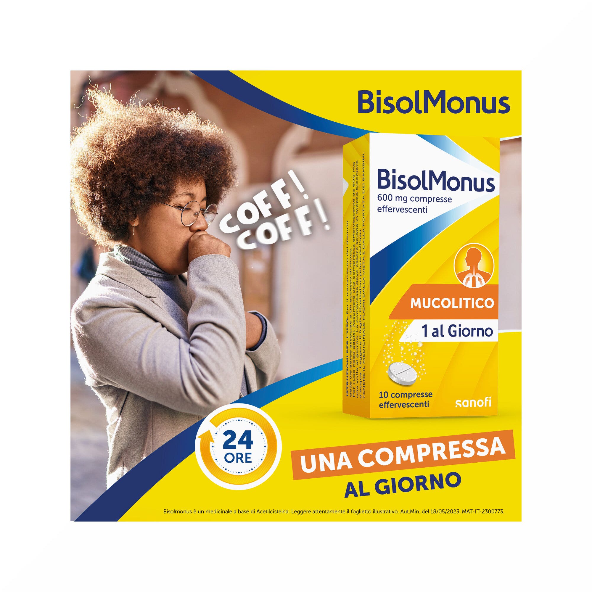 Bisolmonus 600mg 10 Compresse Effervescenti-6