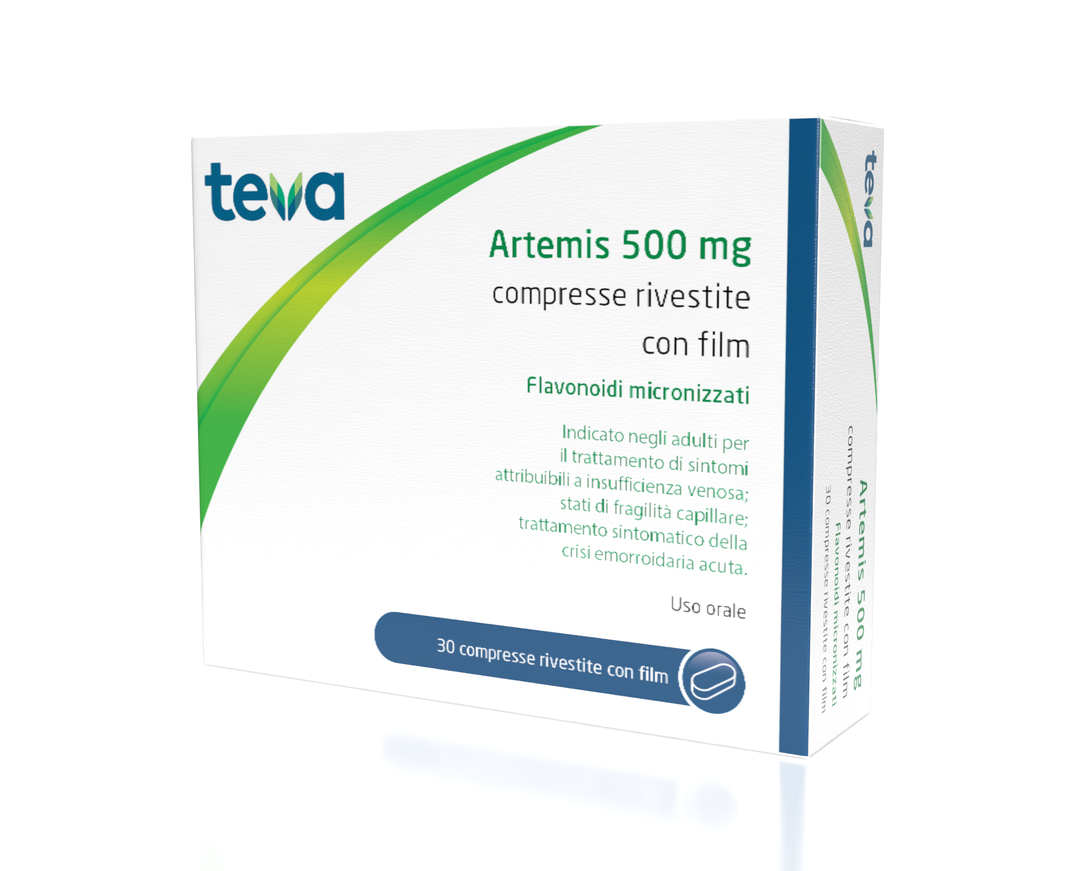 Artemis 500 mg Compresse Rivestite con Film 30 Compresse in Blister Pvc/al-0