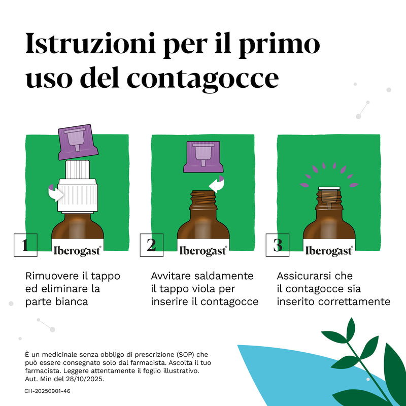 Iberogastadvance Gocce Orali Liquido 1 Flacone in Vetro da 100 ml con Applicatore Contagocce