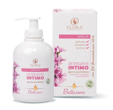 Flora Bellessere Malva Detergente Intimo Bio 250ml-1