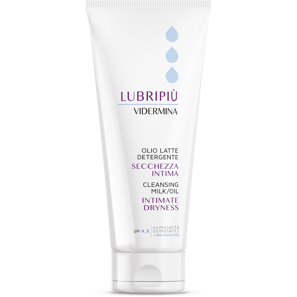 Lubripiù Vidermina Olio Latte Detergente Secchezza Intima 200ml   - 3
