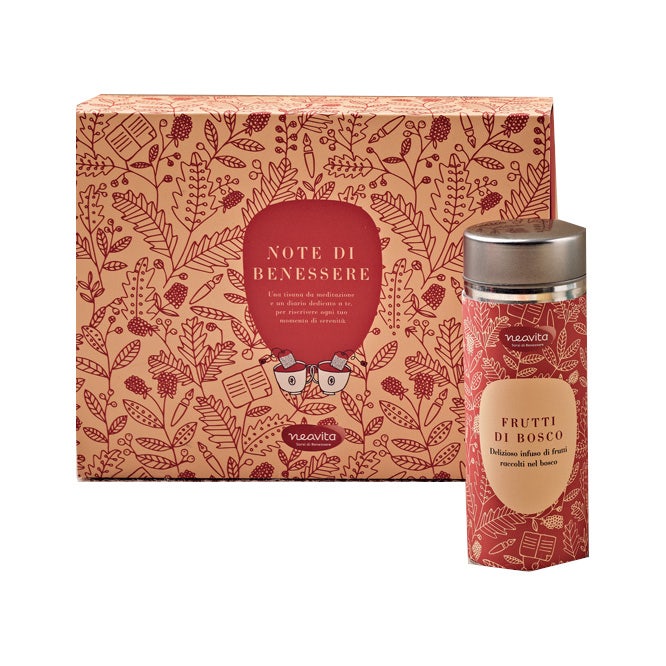 Neavita Cofanetto Lezioni Di Tè Infuso Frutti Di Bosco 90g E Taccuino-1