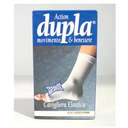 Dupla Cavigliera Elastica Bianca Taglia M  - 1