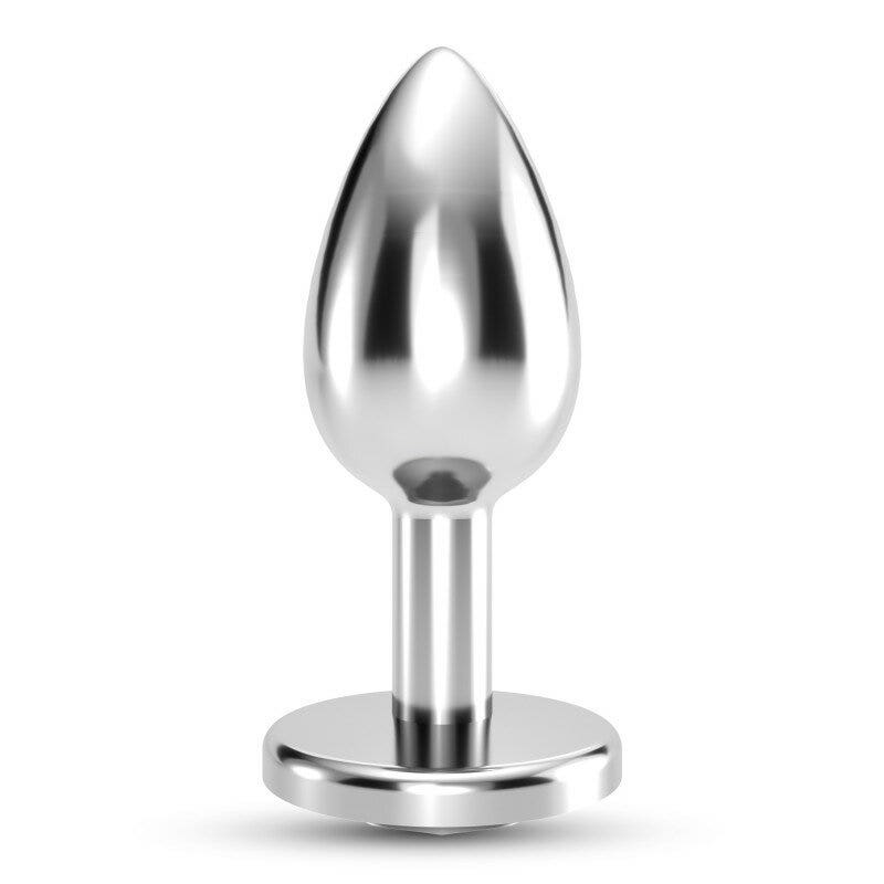 Crushious Plug Anale Bijou Gioiello Nero Grande-2