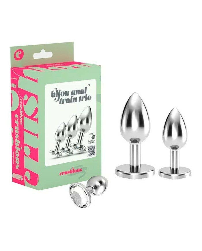 Crushious Bijou Anal Train Trio Set di Pllug Anali-1