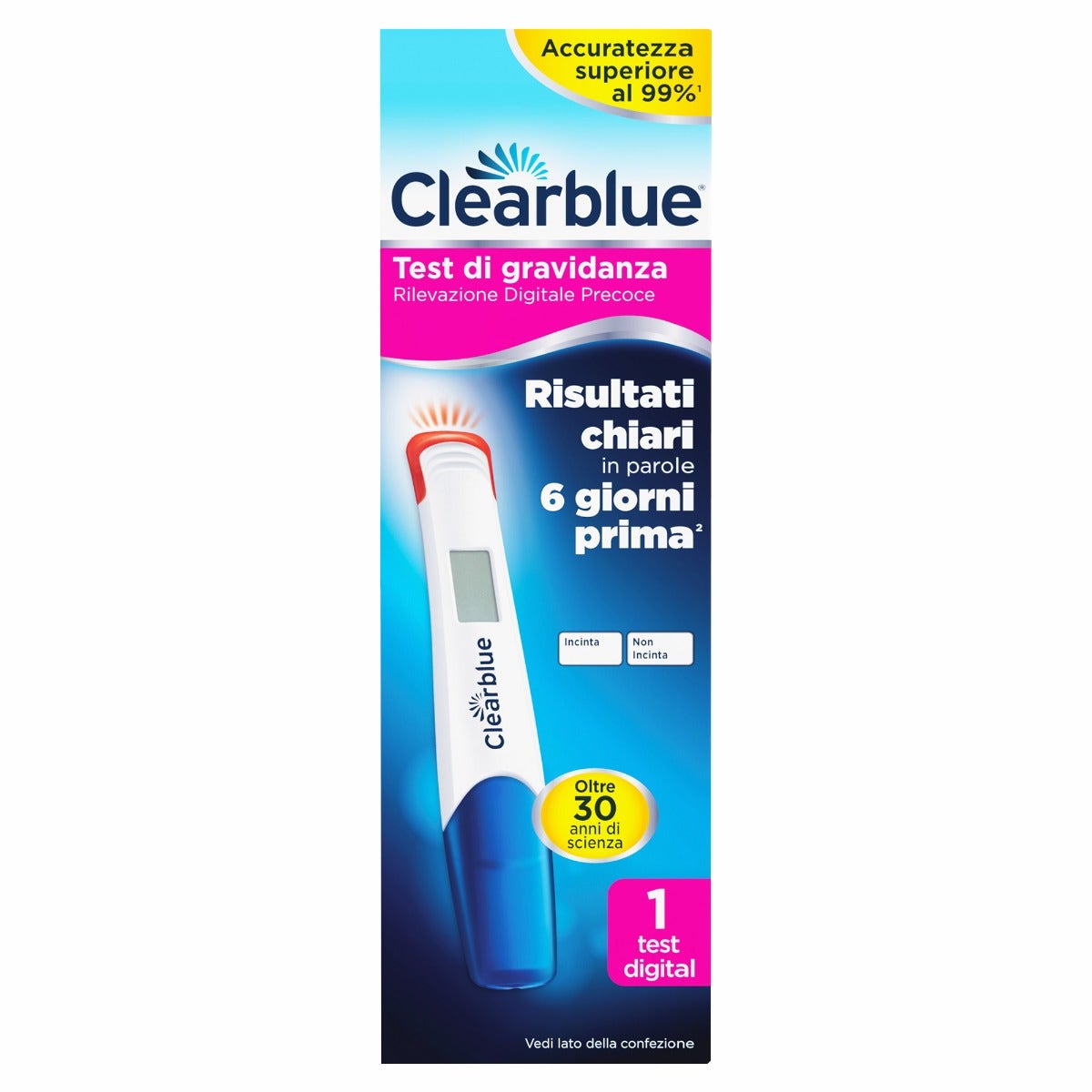 Clearblue Test Gravidanza Digitale Precoce 1 Pezzo-13