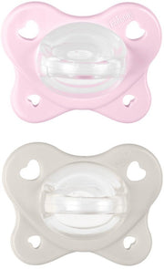 Chicco Dual Soft Succhietto Rosa 2-6 Mesi 2 Pezzi-1