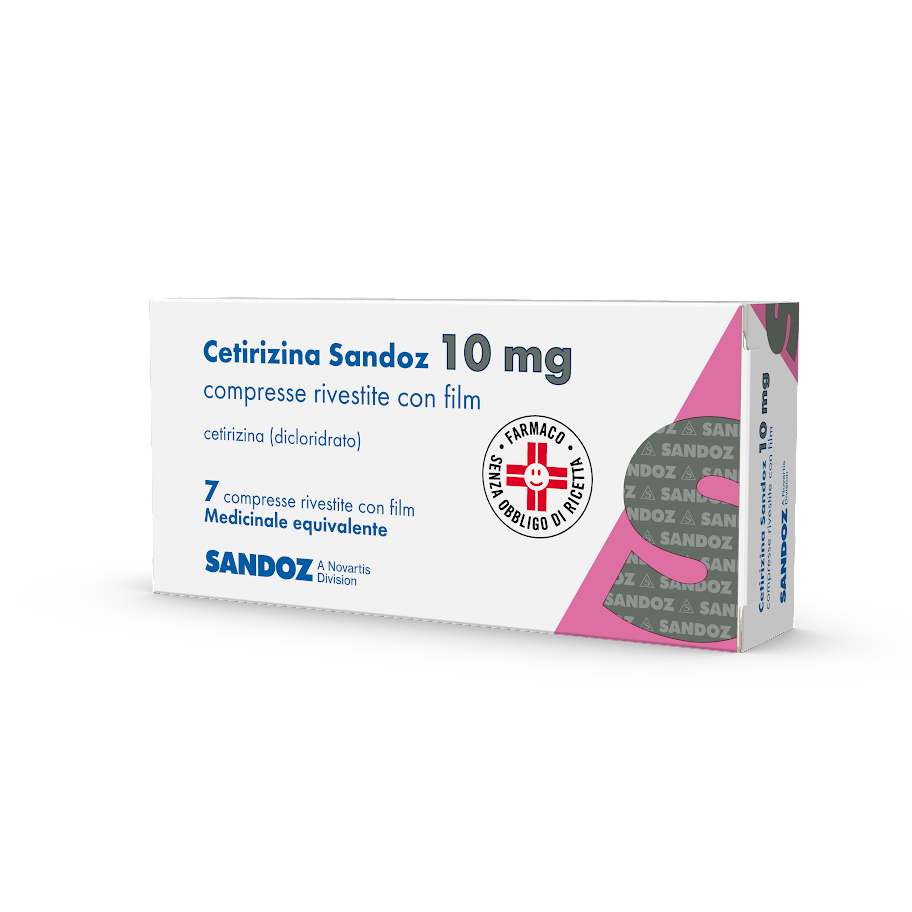 Cetirizina Sandoz*7 Compresse Riv 10mg-3
