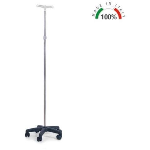 Asta Portaflebo In Acciaio 2 Ganci MI435-1