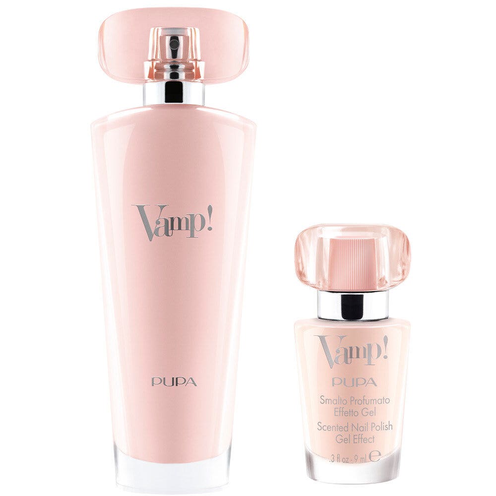Pupa Kit Vamp Pink Eau De Parfum 50 ml+Smalto Profumato Effetto Gel 9ml-1